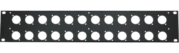 MTI Patch-Panel, 24 Bohrungen - D-Serie 