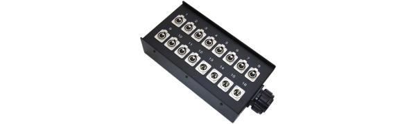 Stagebox 12x XLR-fem./4x XLR-male, TL54 male