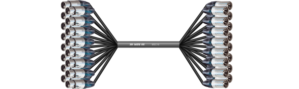 MTI Prof. Analog-Loom, XLR-fem./male 3p., 16Ch.