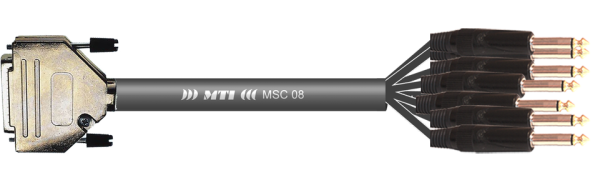 MTI Analog-Loom, D-Sub 25p. male/8x Klinke 3p.