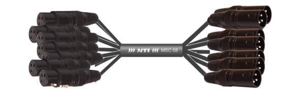 MTI Analog-Loom, XLR-fem./male 3p., 8Ch.
