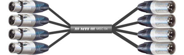 MTI Analog-Loom, XLR-fem./male 3p., 4Ch.