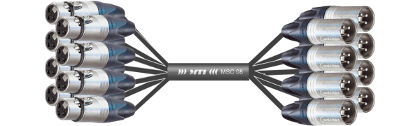 MTI Analog-Loom, XLR-fem./male 3p., 8Ch.