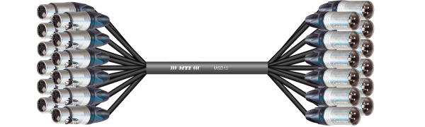 MTI First Class Analog-Loom, XLR-fem./male 3p., 12Ch.