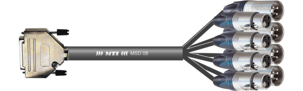 MTI Digital-Loom, D-Sub-male 25p./XLR-fem./male, TDAE