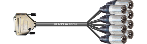 MTI Digital-Loom, D-Sub-male 25p./Neutrik XLR-male, APO