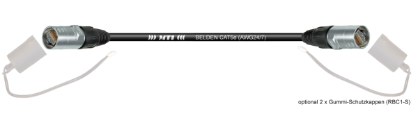 MTI/Belden Cat5e AWG24, 2x Neutrik Ethercon