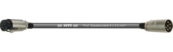 MTI Speakercore 6x2,5mm², Rigging, EP6 fem./male, Metall