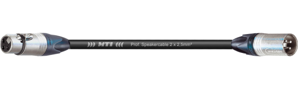 MTI Speakercable, 2x 2,5mm², Neutrik XLR-fem./male