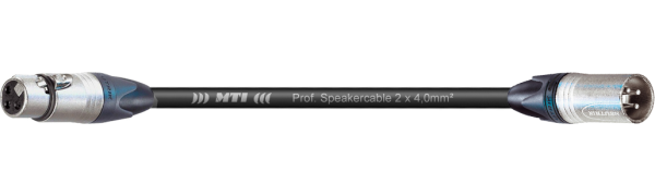 MTI Speakercable, 2x4,0mm², Neutrik XLR-fem./male