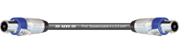 MTI Speakercore, 4x 2,5mm², Speakon 4pol. Metall