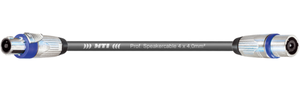 MTI Speakercore, 4x 4mm², Speakon 4pol. Metall fem/male