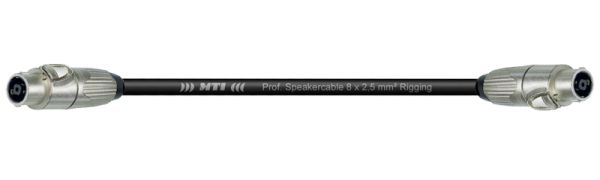 MTI Speakercore, 8x 2,5mm² Rigging, Speakon 8pol. Metall
