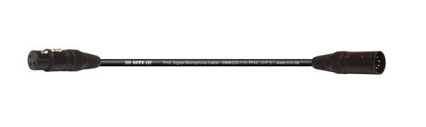 MTI Prof. DMX-Adapter-Cable, XLR-fem.3p./male 5p., 1,5 m