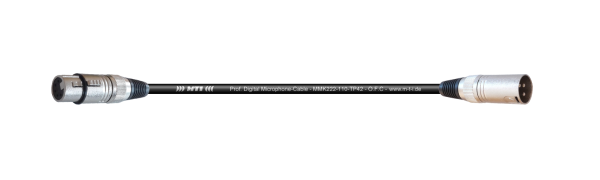 MTI DMX-Adapter, Metall XLR-fem. 5p./male 3p., 0,2 m