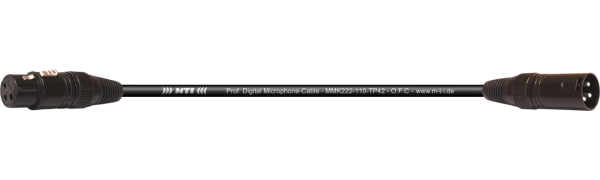 MTI Prof. DMX-Cable, XLR fem./male 3p.sw.