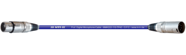 MTI Prof. DMX-Cable,  XLR-fem./male 5p.