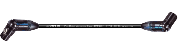 MTI Digital Micro-Cable, Winkel-XLR-fem./male 3p. 