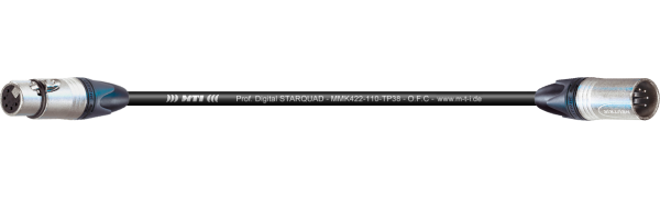 MTI Prof. DMX-Cable, XLR-fem./male 5p. vollbelegt