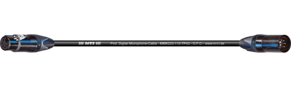 MTI Prof. DMX-Cable, XLR-fem./male 5p. sw., BXX-6