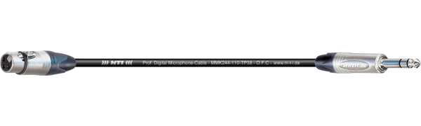 MTI Digital Micro-Cable TP13, XLR-fem./Klinke 3p.