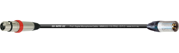 MTI Digital Micro Cable, XLR-fem.+ Schalter/male 3p.