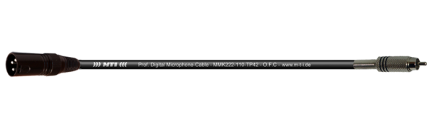 MTI Digital Micro-Cable, XLR-male 3p./Cinch