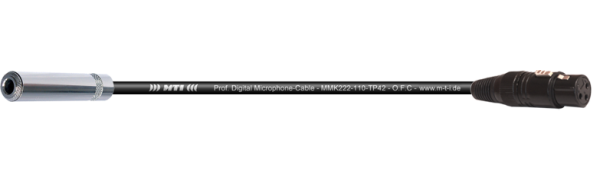 MTI Digital Micro-Cable, Kl.-Buchse/XLR-fem. 3p.