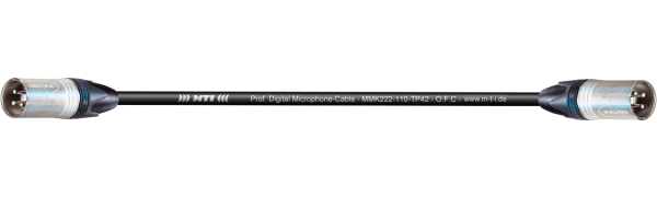 MTI Digital Micro-Cable Verlängerung, XLR-male/male 3p.
