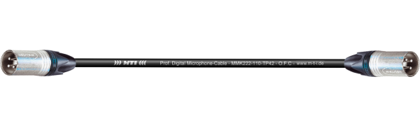 MTI Digital Micro-Cable Gender Changer, XLR-male/male 3p.
