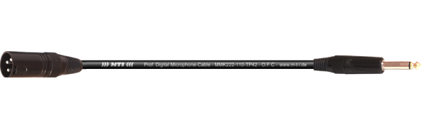 MTI Digital Micro-Cable, XLR-male 3p./Klinke 2p.