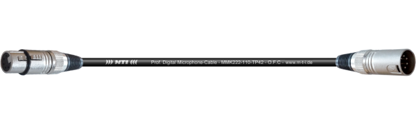 MTI Digital Audio-Adapter, XLR-male/male 5p., 0,3 m