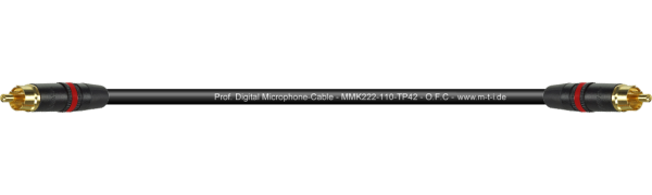MTI Digital Micro-Cable, Cinch/Cinch, red Code