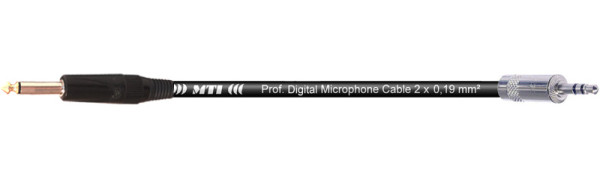MTI Digital Micro-Cable, Klinke 2p./Mini-Kl.3p., br.