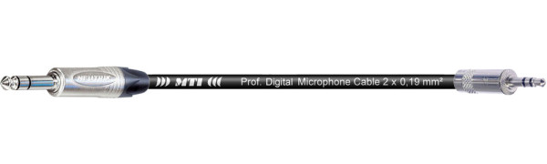 MTI Digital Micro-Cable, Klinke/Mini-Kl.3p.