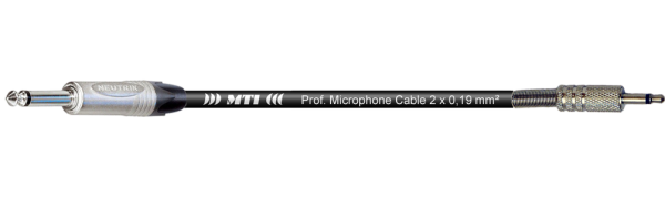 MTI Digital Mikrofonkabel, Neutrik Klinke 2p./Mini-Kl. 2p.