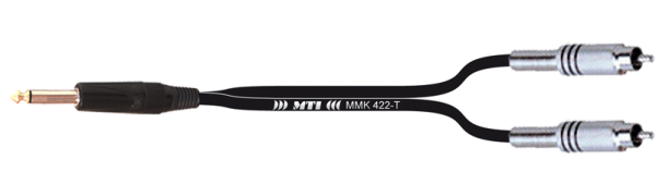 Breakout-Cable, Klinke 3p./2x Cinch