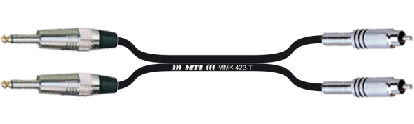 MTI Twinline, 2x Klinke 2p./Cinch