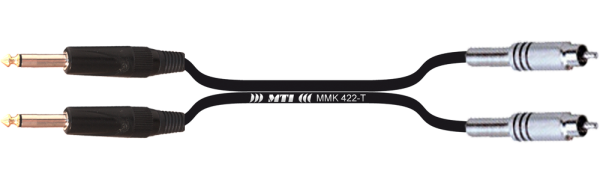 MTI Twinline, 2x Klinke 2p./Cinch