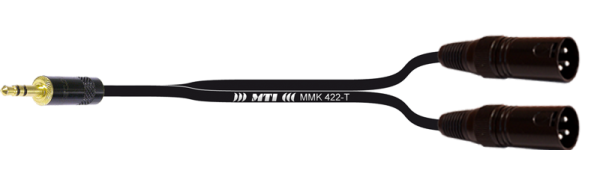 Breakout-Cable, Mini-Kl. 3p./2x XLR-male