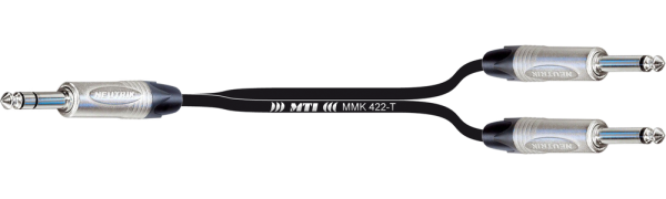 Breakout-Cable, Neutrik Klinke 3p./ 2x Klinke 2p.