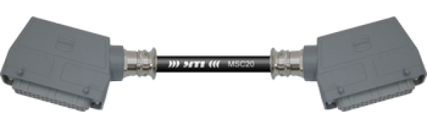 Multicore-Kabel HAN64 fem./fem. seitl., 20Ch.