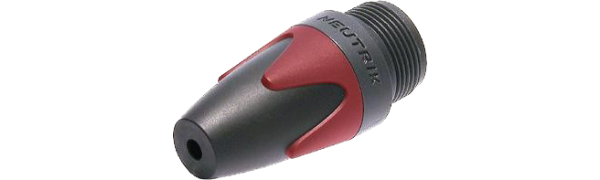 Neutrik XLR-Tülle, Kabelstecker NC-XX, rot