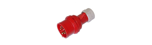 MTI-CEE-Kabelstecker 5p., 16 Ampere, 6 Uhr, rot