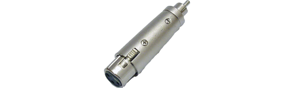 MTI-Adapter, XLR-fem./Cinch-Stecker