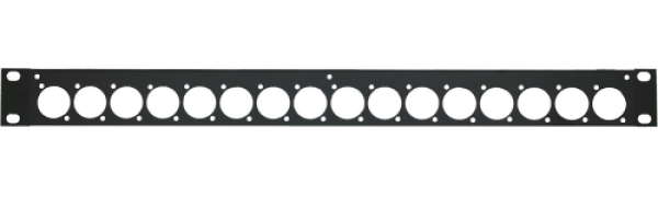 MTI Patch-Panel, 16 Bohrungen - D-Serie