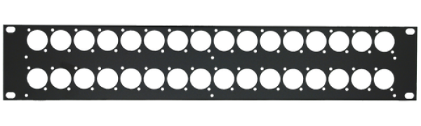 MTI Patch-Panel, 32 Bohrungen - D-Serie 