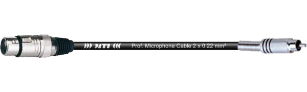 MTI Digital Audio-Adapter, XLR-fem. 3p./Cinch, 0,2 m