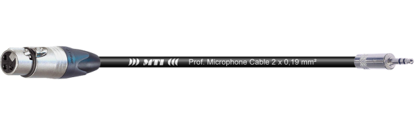 MTI Digital Audio-Adapter, Neutrik XLR-fem. 3p./Mini-Kl. 3p., 0,2 m