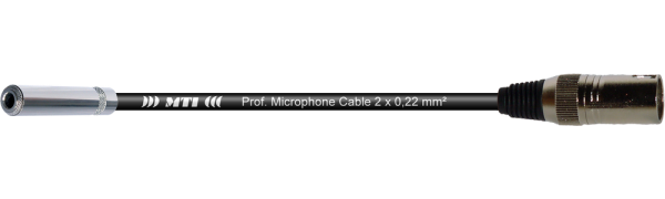 MTI Digital Audio-Adapter, Kl.-Buchse/XLR-male 3p., 0,2 m